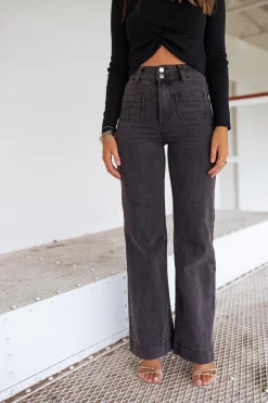 Jeans-EASY-CLOTHES Jeans Hugues - gris foncéEasy Clothes Gris foncé