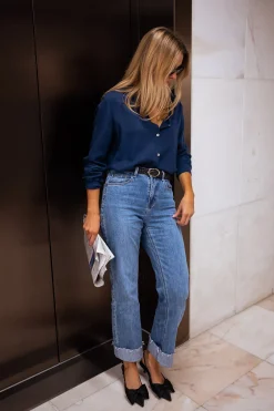 Jeans-EASY-CLOTHES Jeans Maddie - BleuEasy Clothes Bleu       