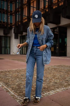 Jeans-EASY-CLOTHES Jeans Maddie - BleuEasy Clothes Bleu       