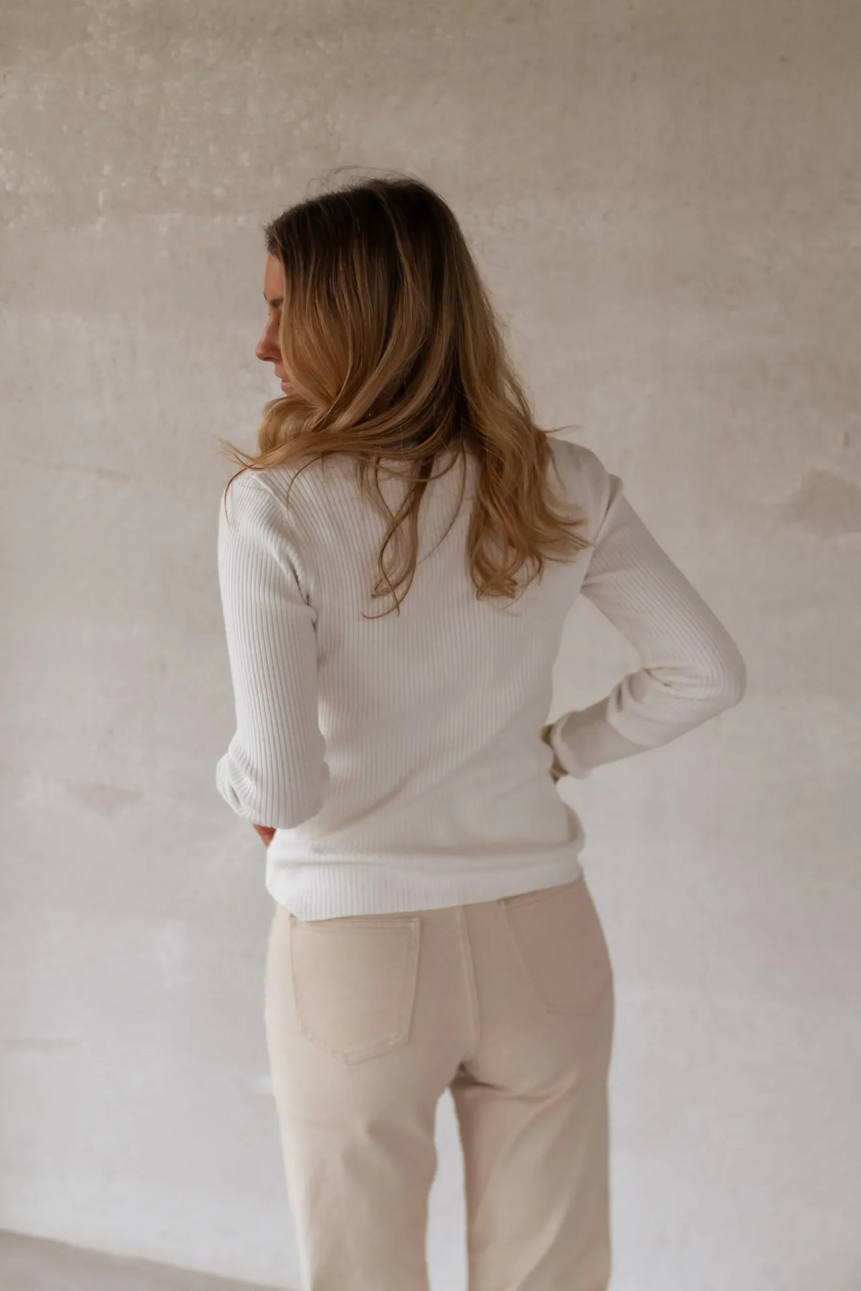 Jeans-EASY-CLOTHES Jeans Solan - beigeEasy Clothes Beige
