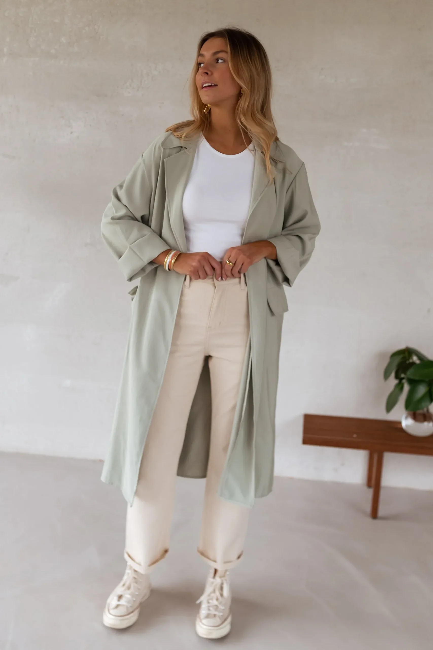 Jeans-EASY-CLOTHES Jeans Solan - beigeEasy Clothes Beige