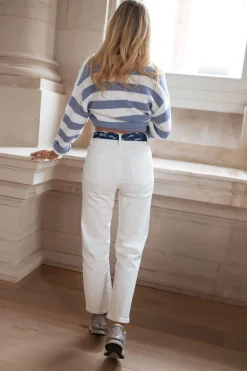 Jeans-EASY-CLOTHES Jeans Solan - blancEasy Clothes Blanc       
