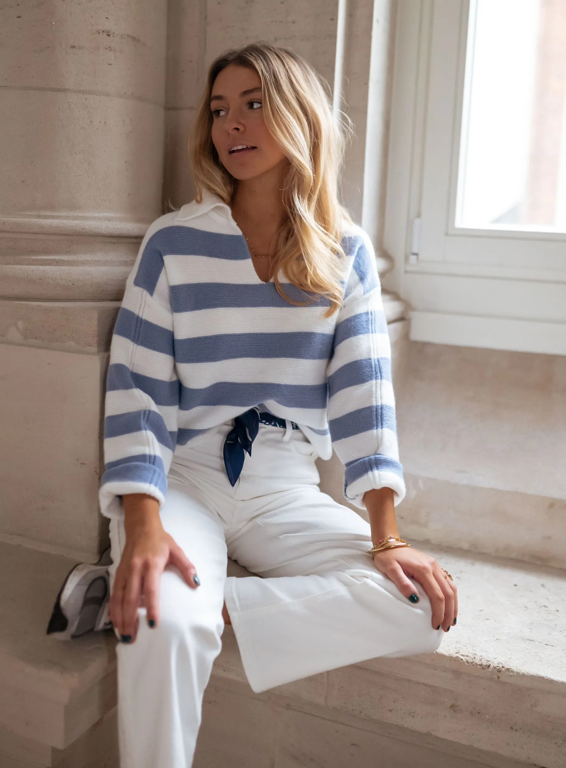 Jeans-EASY-CLOTHES Jeans Solan - blancEasy Clothes Blanc