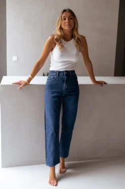 Jeans-EASY-CLOTHES Jeans Solan - bleu foncéEasy Clothes Bleu foncé       