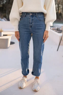 Jeans-EASY-CLOTHES Jeans Solan - bleu moyenEasy Clothes Bleu moyen       