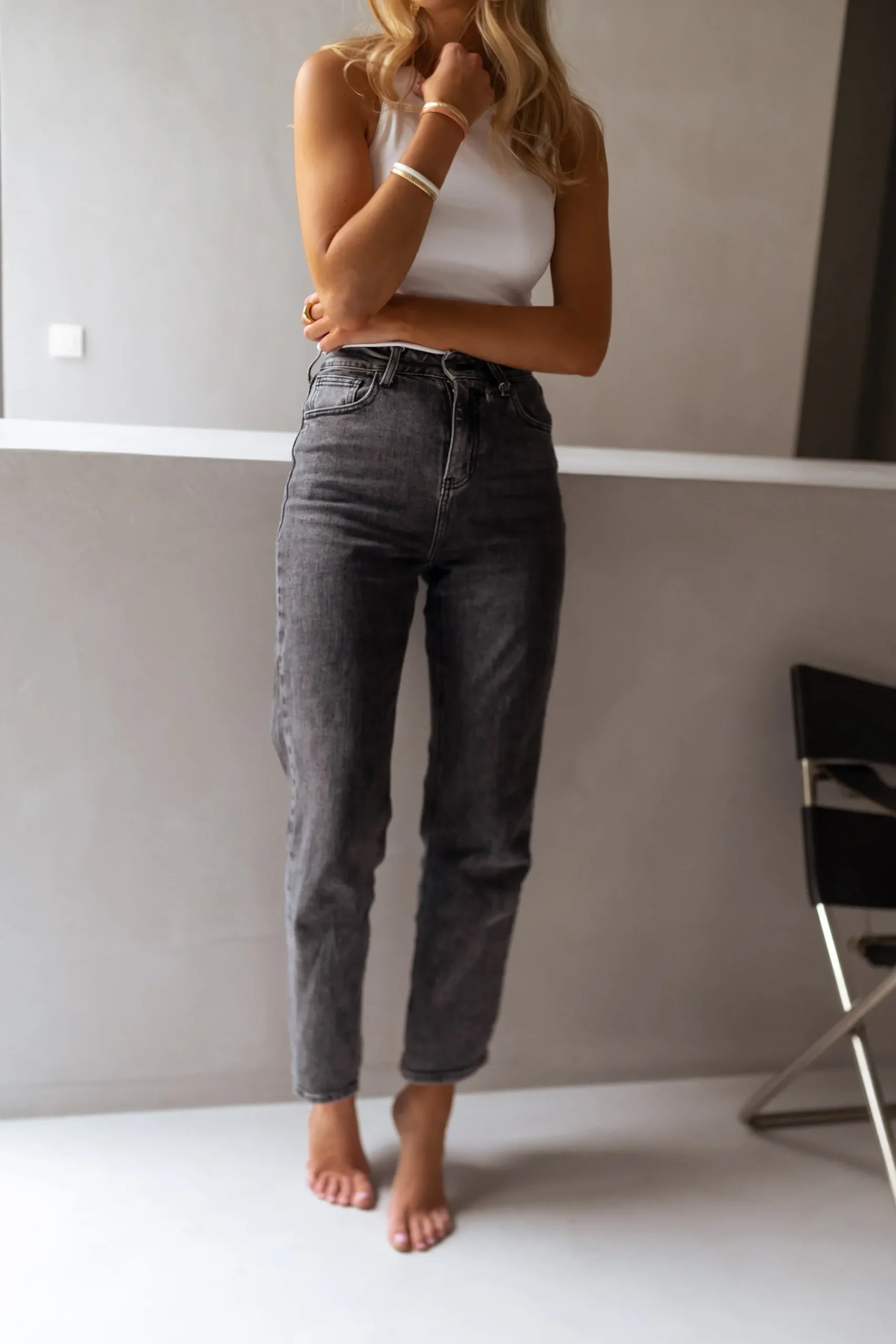 Jeans-EASY-CLOTHES Jeans Solan - grisEasy Clothes Gris