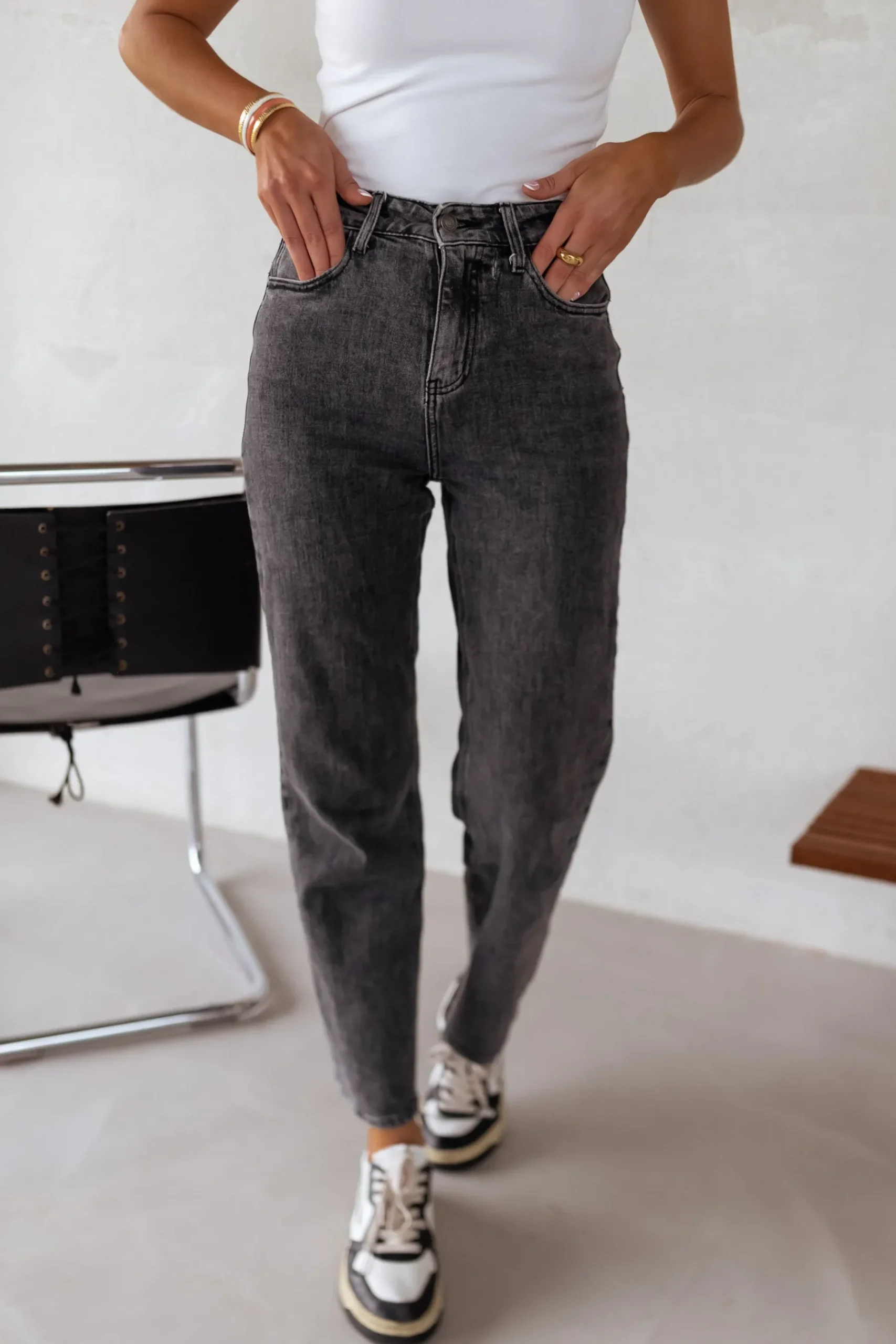 Jeans-EASY-CLOTHES Jeans Solan - grisEasy Clothes Gris