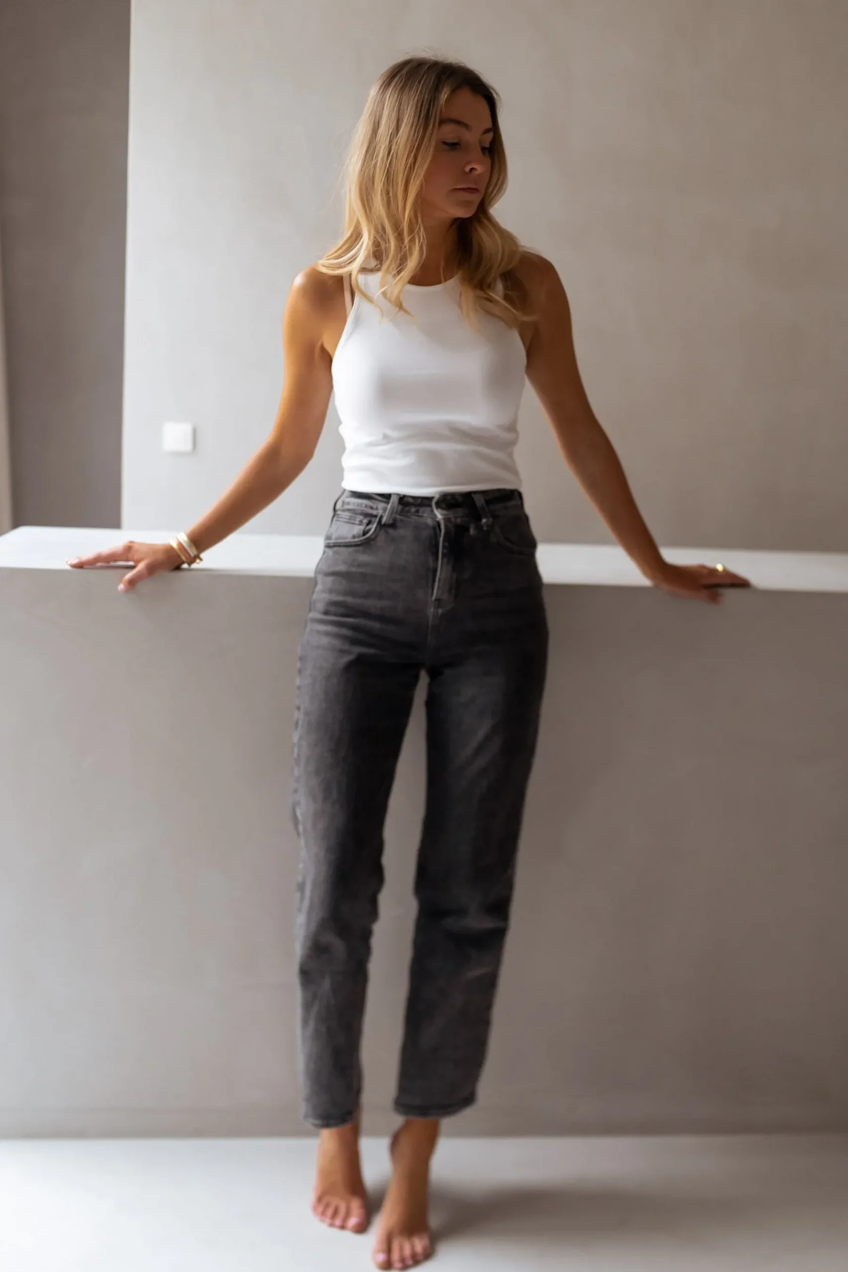 Jeans-EASY-CLOTHES Jeans Solan - grisEasy Clothes Gris