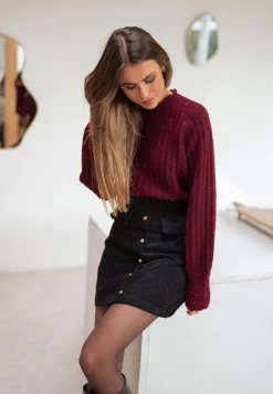 Jupes & Shorts-EASY-CLOTHES Jupe Lando - noireEasy Clothes Noire
