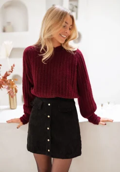 Jupes & Shorts-EASY-CLOTHES Jupe Lando - noireEasy Clothes Noire