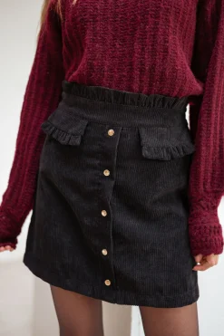 Jupes & Shorts-EASY-CLOTHES Jupe Lando - noireEasy Clothes Noire