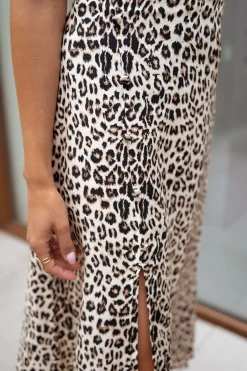 Jupes & Shorts-EASY-CLOTHES Jupe longue Amalya - léopardEasy Clothes Léopard       
