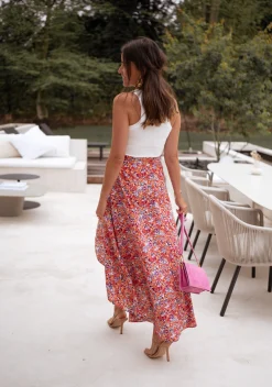 Jupes & Shorts-EASY-CLOTHES Jupe longue Charlie - à fleursEasy Clothes À fleurs       