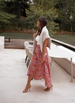 Jupes & Shorts-EASY-CLOTHES Jupe longue Charlie - à fleursEasy Clothes À fleurs       