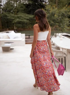 Jupes & Shorts-EASY-CLOTHES Jupe longue Charlie - à fleursEasy Clothes À fleurs       
