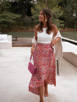 Jupes & Shorts-EASY-CLOTHES Jupe longue Charlie - à fleursEasy Clothes À fleurs       