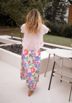 Jupes & Shorts-EASY-CLOTHES Jupe longue Nancy - à fleursEasy Clothes À fleurs       