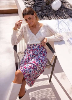 Jupes & Shorts-EASY-CLOTHES Jupe Nina - à motifsEasy Clothes À motifs       