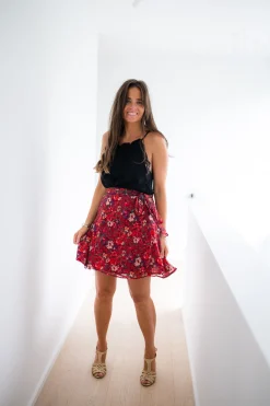 Jupes & Shorts-EASY-CLOTHES Jupe Prisca CREATION - à fleursEasy Clothes À fleurs       