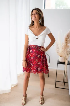 Jupes & Shorts-EASY-CLOTHES Jupe Prisca CREATION - à fleursEasy Clothes À fleurs       