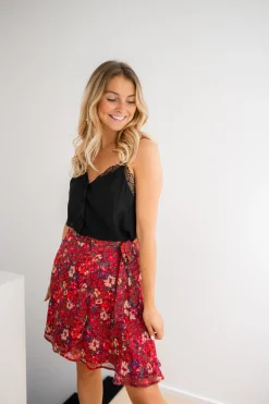 Jupes & Shorts-EASY-CLOTHES Jupe Prisca CREATION - à fleursEasy Clothes À fleurs       