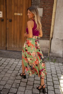 Jupes & Shorts-EASY-CLOTHES Jupe Rosalie - verteEasy Clothes Verte       