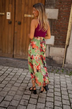 Jupes & Shorts-EASY-CLOTHES Jupe Rosalie - verteEasy Clothes Verte       