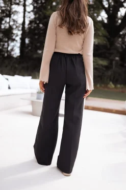 Pantalons-EASY-CLOTHES Pantalon Anas - noirEasy Clothes Noir       