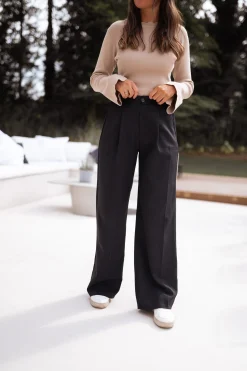 Pantalons-EASY-CLOTHES Pantalon Anas - noirEasy Clothes Noir