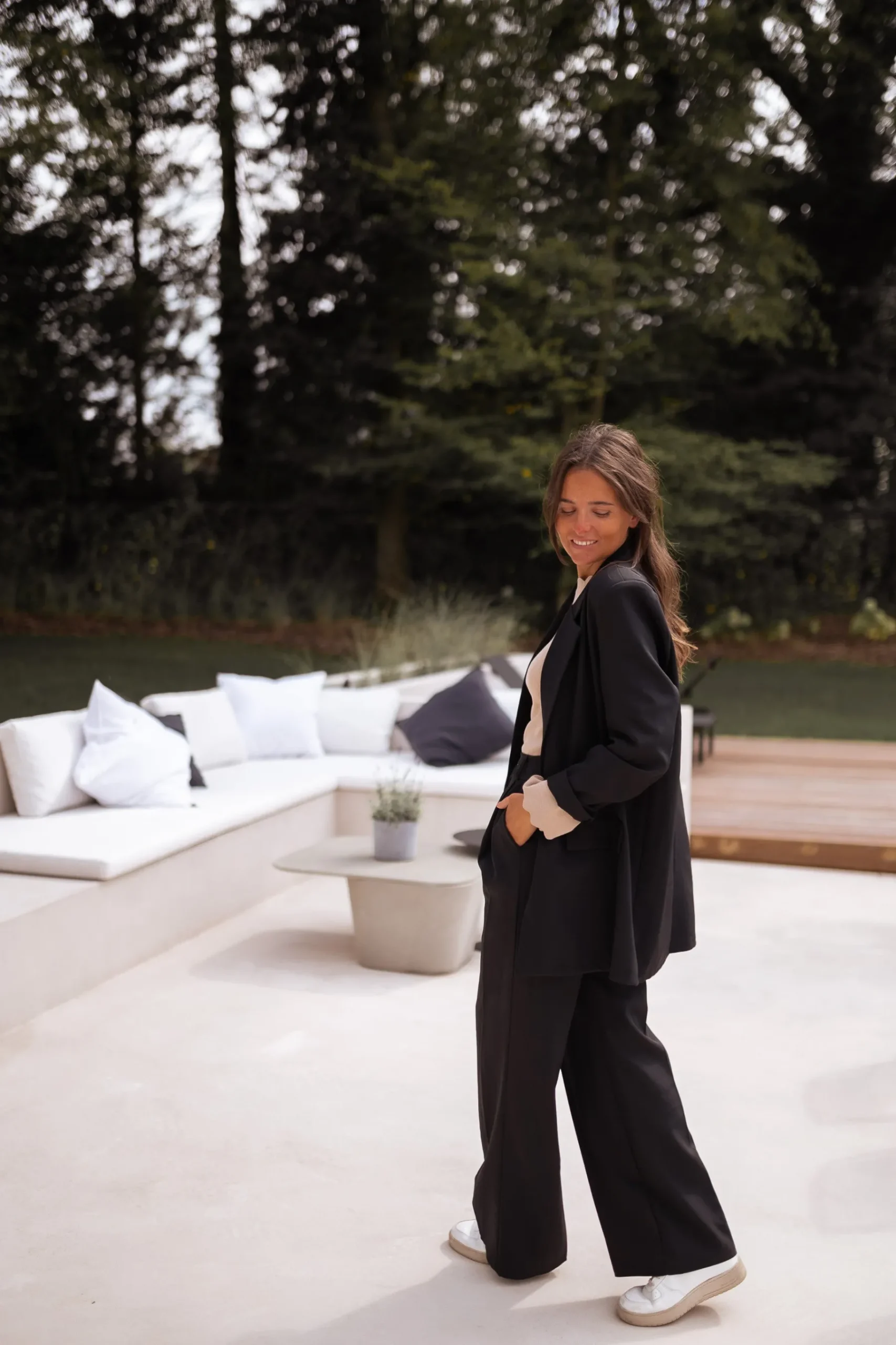 Pantalons-EASY-CLOTHES Pantalon Anas - noirEasy Clothes Noir