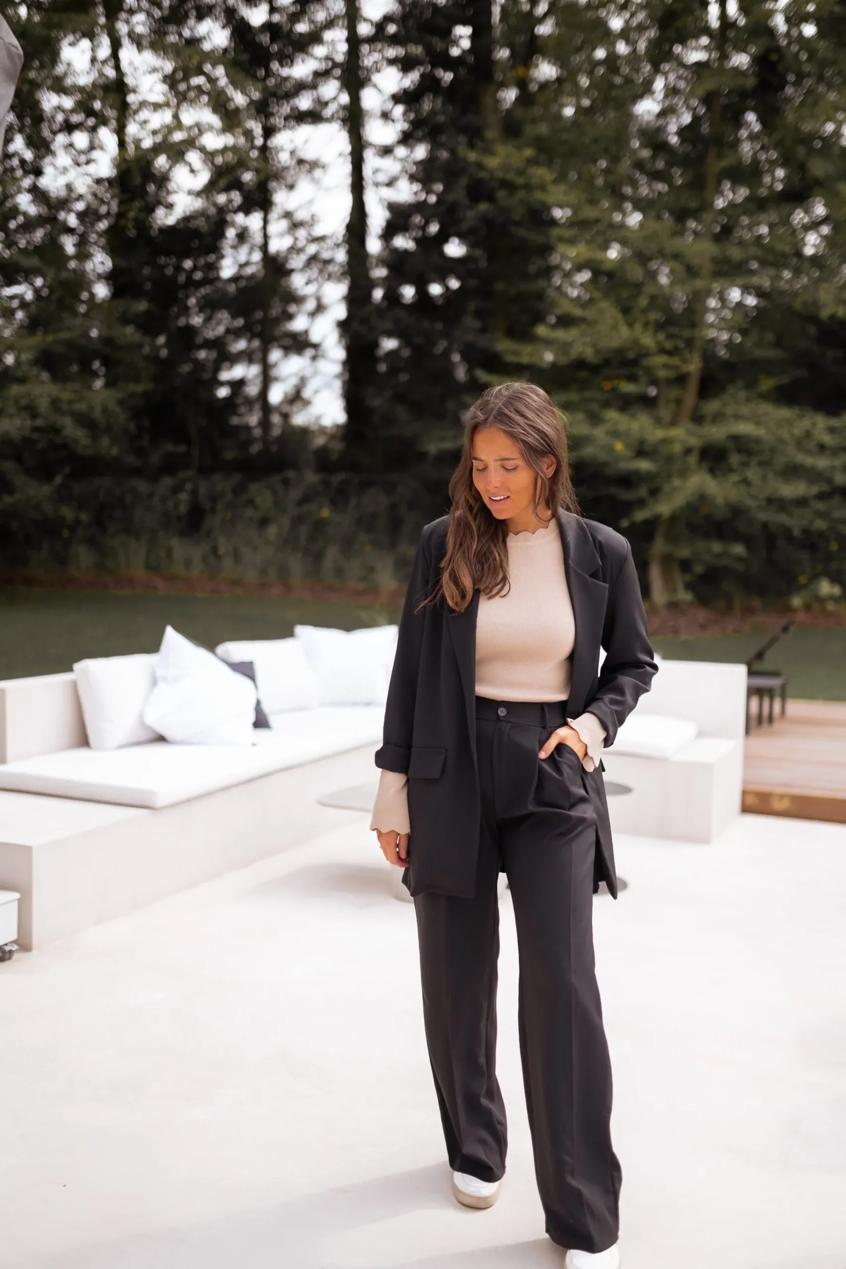 Pantalons-EASY-CLOTHES Pantalon Anas - noirEasy Clothes Noir