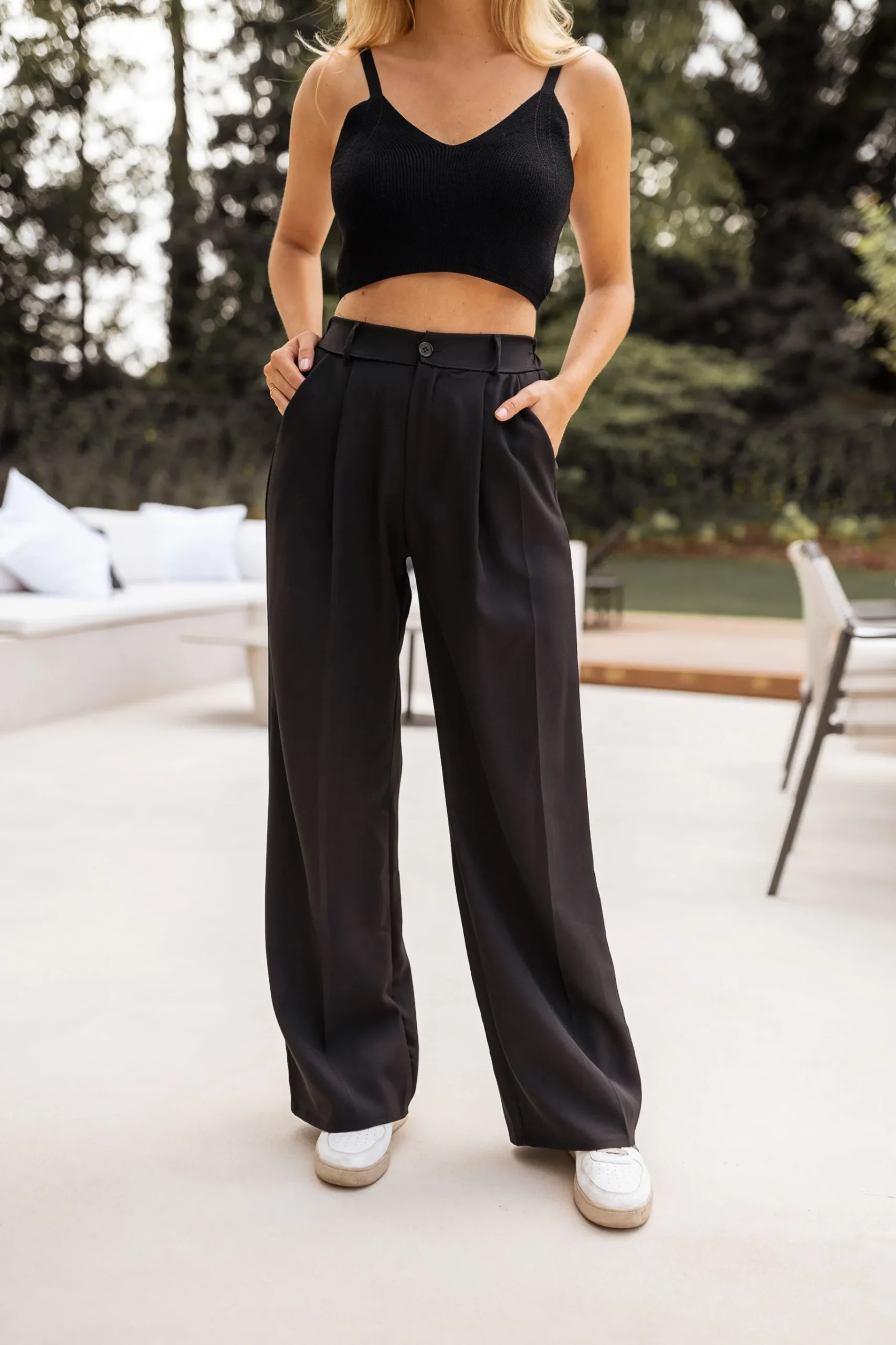 Pantalons-EASY-CLOTHES Pantalon Anas - noirEasy Clothes Noir