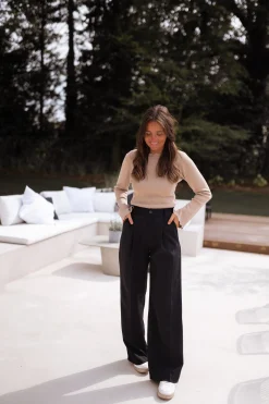Pantalons-EASY-CLOTHES Pantalon Anas - noirEasy Clothes Noir