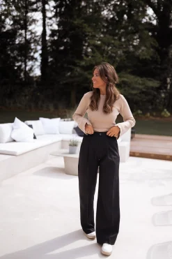 Pantalons-EASY-CLOTHES Pantalon Anas - noirEasy Clothes Noir