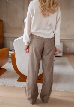 Pantalons-EASY-CLOTHES Pantalon Arthur - chocolatEasy Clothes Chocolat       