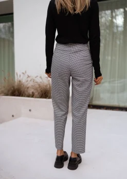 Pantalons-EASY-CLOTHES Pantalon Colette - pied de pouleEasy Clothes Pied de poule       