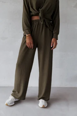 Pantalons-EASY-CLOTHES Pantalon Dallas - kakiEasy Clothes Kaki       