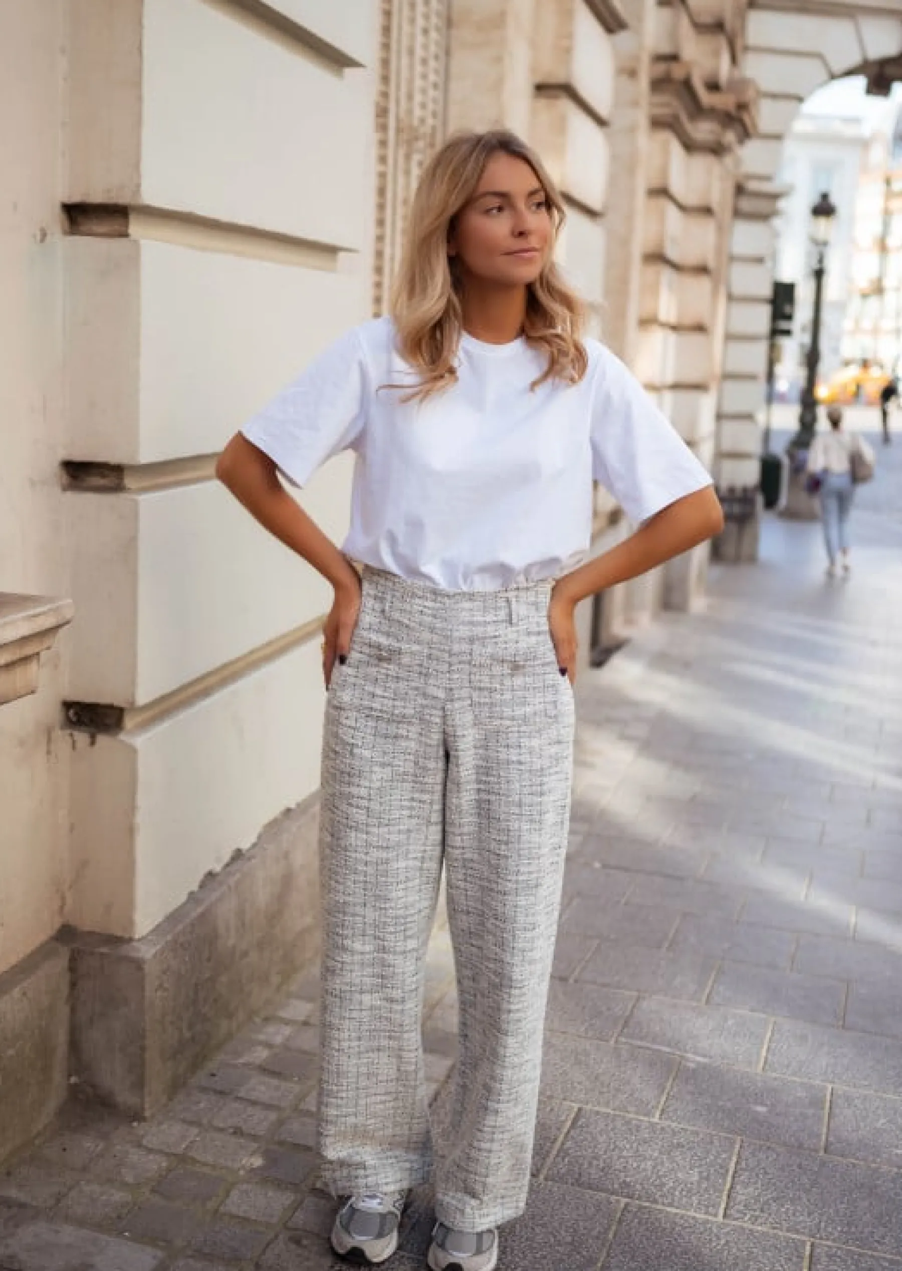 Pantalons-EASY-CLOTHES Pantalon Dauvis - Taille Haute - Made in FranceEasy Clothes