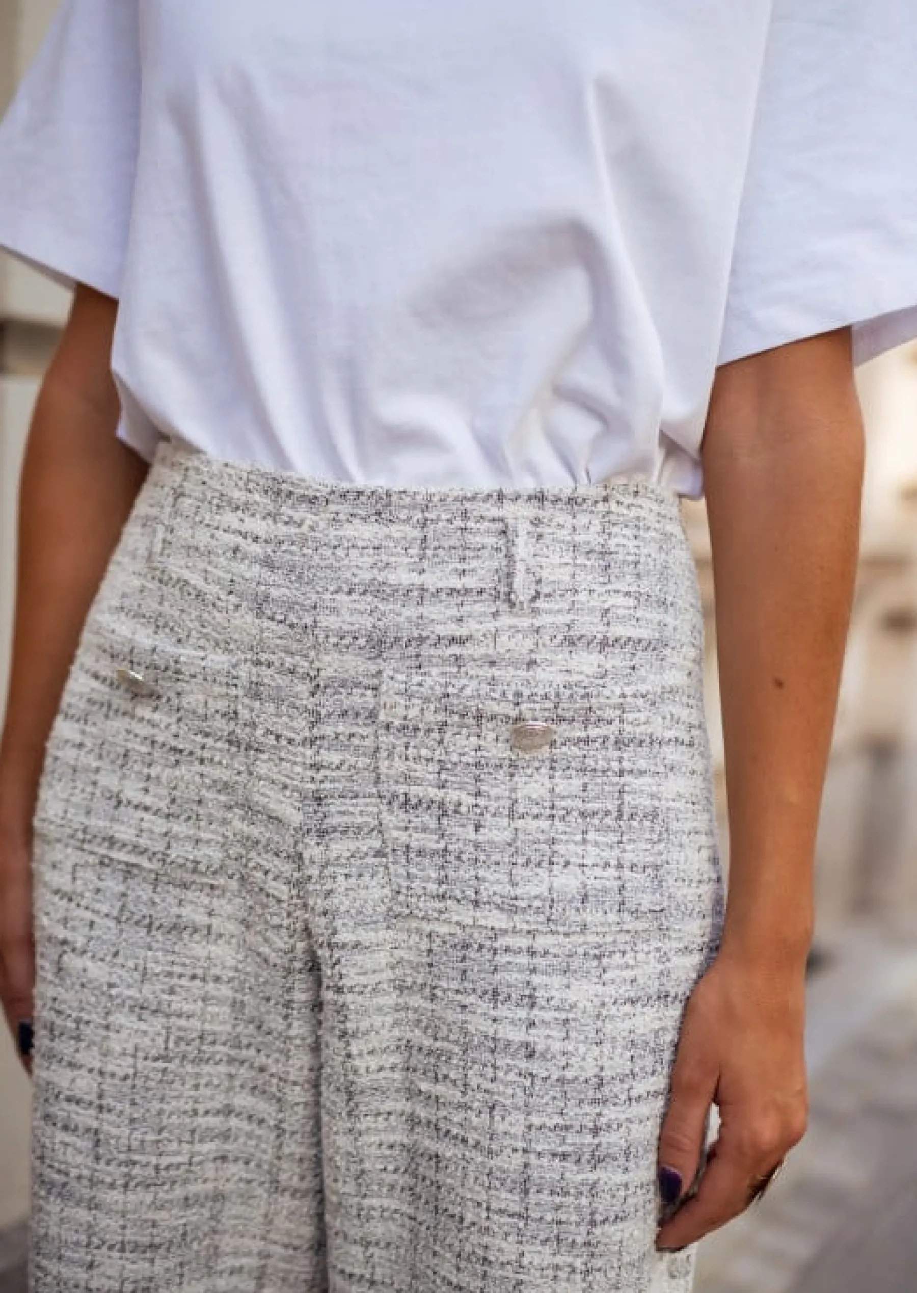 Pantalons-EASY-CLOTHES Pantalon Dauvis - Taille Haute - Made in FranceEasy Clothes