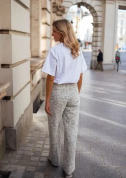 Pantalons-EASY-CLOTHES Pantalon Dauvis - Taille Haute - Made in FranceEasy Clothes