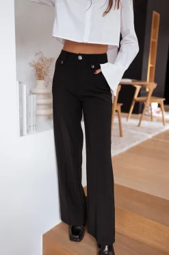 Pantalons-EASY-CLOTHES Pantalon Denver - noirEasy Clothes Noir       