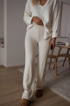 Pantalons-EASY-CLOTHES Pantalon Dickie - écruEasy Clothes Écru       