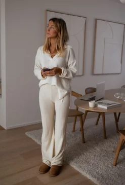 Pantalons-EASY-CLOTHES Pantalon Dickie - écruEasy Clothes Écru       