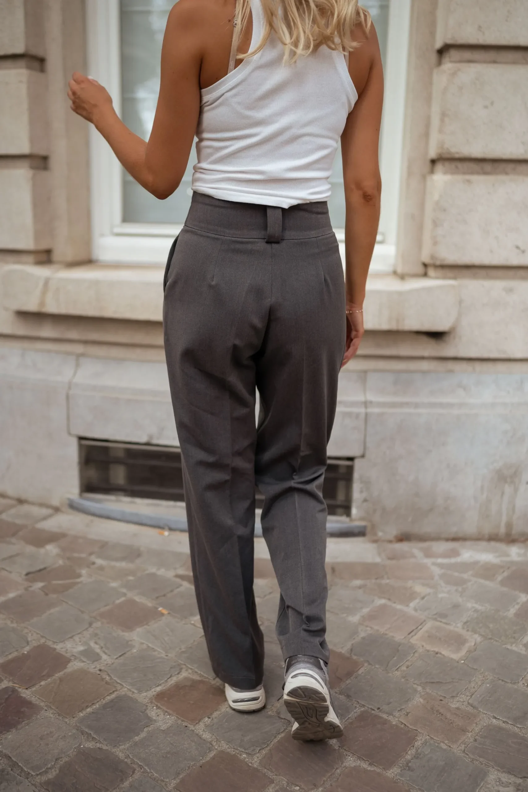 Pantalons-EASY-CLOTHES Pantalon Ellie - grisEasy Clothes Gris