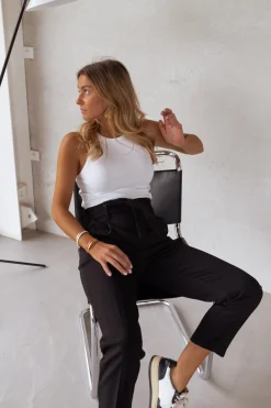 Pantalons-EASY-CLOTHES Pantalon Lander - noirEasy Clothes Noir       