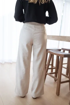 Pantalons-EASY-CLOTHES Pantalon Marcus - beigeEasy Clothes Beige       