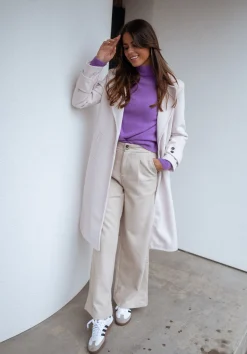 Pantalons-EASY-CLOTHES Pantalon Marcus - beigeEasy Clothes Beige       