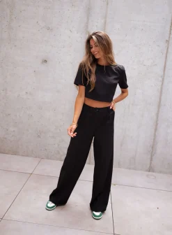 Pantalons-EASY-CLOTHES Pantalon Marius - noirEasy Clothes Noir       