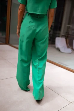 Pantalons-EASY-CLOTHES Pantalon Marius - vertEasy Clothes Vert       