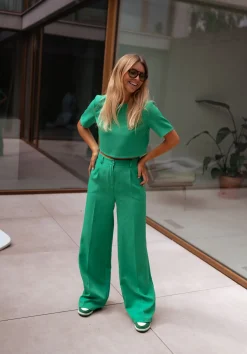 Pantalons-EASY-CLOTHES Pantalon Marius - vertEasy Clothes Vert       